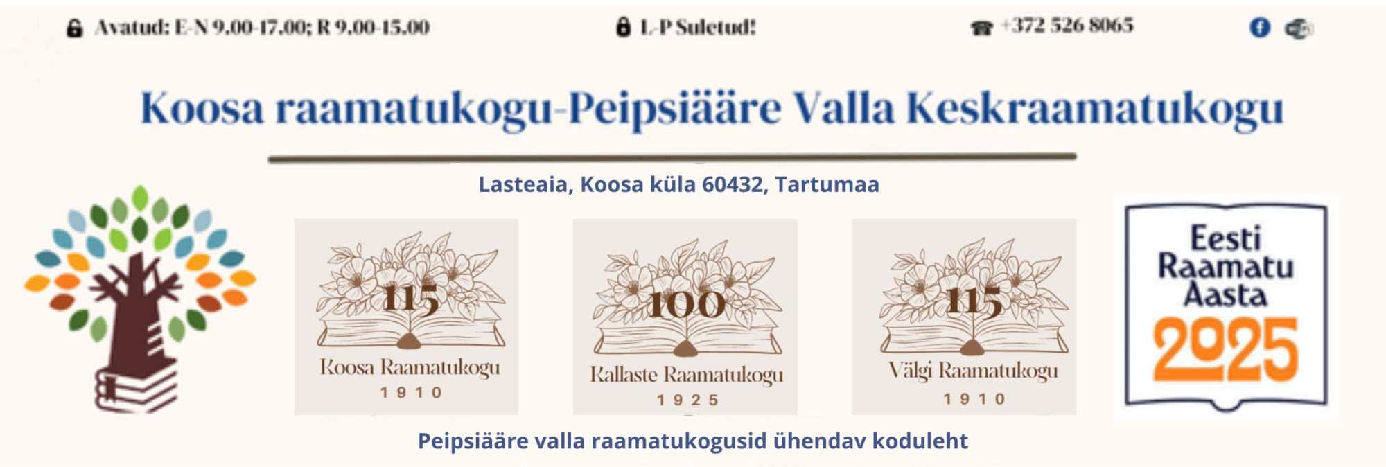 PEIPSIÄÄRE VALLA RAAMATUKOGUD