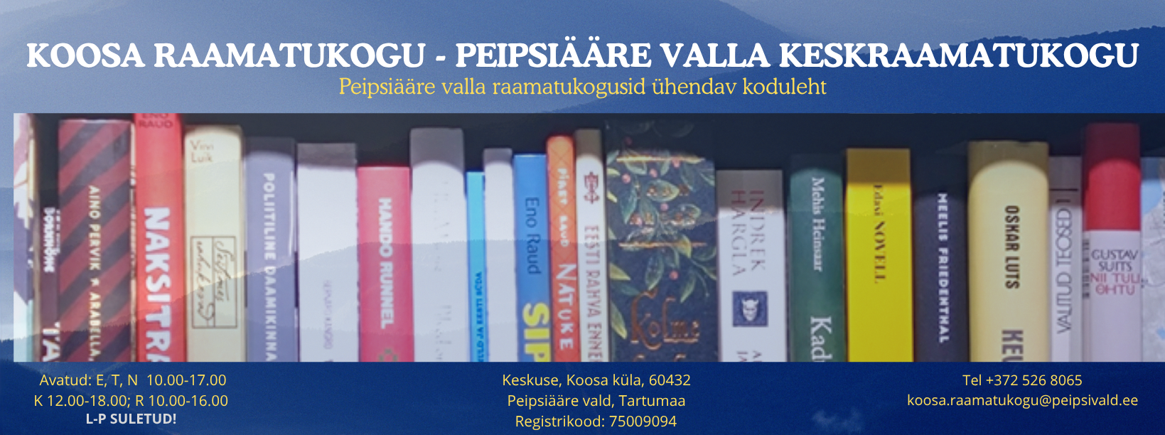 PEIPSI&Auml;&Auml;RE VALLA RAAMATUKOGUD