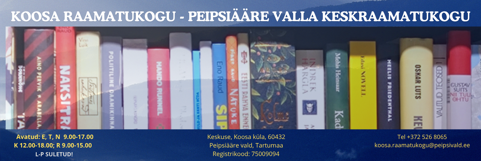 PEIPSIÄÄRE VALLA RAAMATUKOGUD
